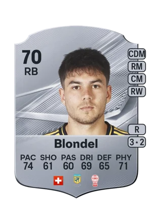 Blondel - 70 - Rare EA FC 27 card