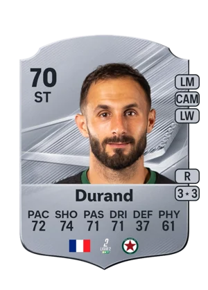 Durand - 70 - Rare EA FC 27 card