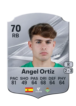 Ángel Ortiz - 70 - Rare EA FC 27 card