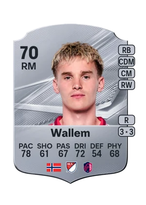 Wallem - 70 - Rare EA FC 27 card