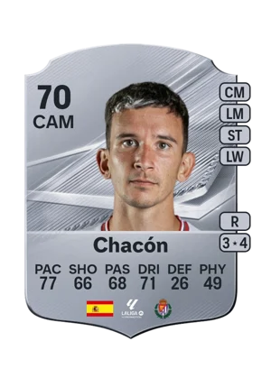 Chacón - 70 - Rare EA FC 27 card