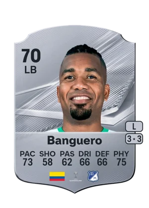 Banguero - 70 - Rare EA FC 27 card