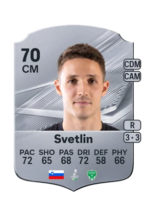 Svetlin - 70 - Rare EA FC 27 card