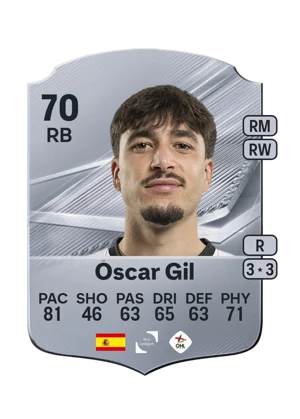 Óscar Gil - 70 - Rare EA FC 27 card