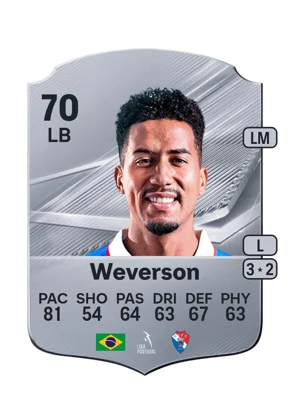 Weverson - 70 - Rare EA FC 27 card