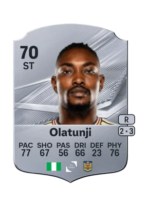 Olatunji - 70 - Rare EA FC 27 card