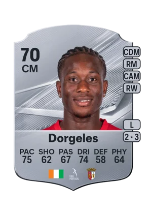 Dorgeles - 70 - Rare EA FC 27 card