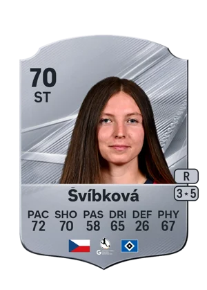 Švíbková - 70 - Rare EA FC 27 card