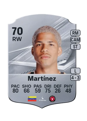 Martínez - 70 - Rare EA FC 27 card