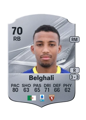 Belghali - 70 - Rare EA FC 27 card