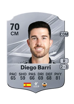 Diego Barri - 70 - Rare EA FC 27 card