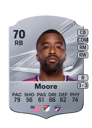 Moore - 70 - Rare EA FC 27 card