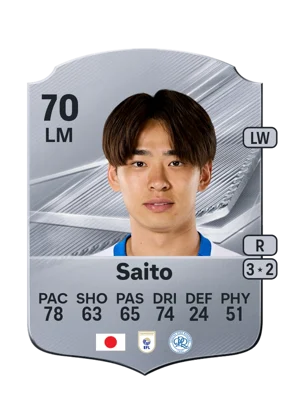 Saito - 70 - Rare EA FC 27 card