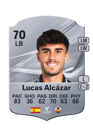 Lucas Alcázar - 70 - Rare EA FC 27 card