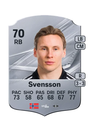 Svensson - 70 - Rare EA FC 27 card