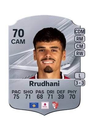 Rrudhani - 70 - Rare EA FC 27 card