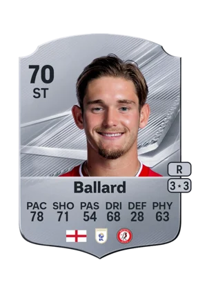 Ballard - 70 - Rare EA FC 27 card