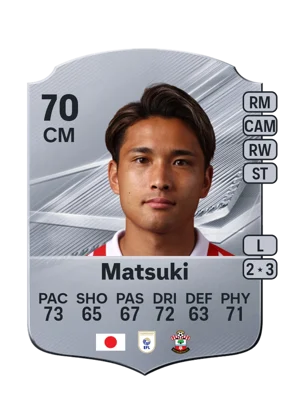 Matsuki - 70 - Rare EA FC 27 card