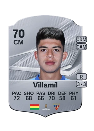 Villamíl - 70 - Rare EA FC 27 card
