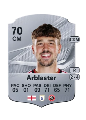 Arblaster - 70 - Rare EA FC 27 card