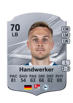 Handwerker - 70 - Rare EA FC 27 card