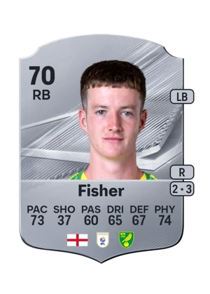 Fisher - 70 - Rare EA FC 27 card