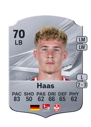 Haas - 70 - Rare EA FC 27 card