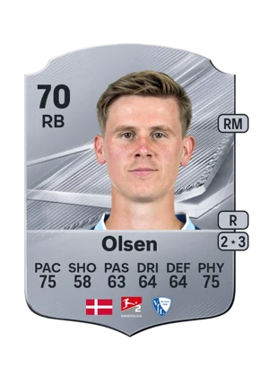 Olsen - 70 - Rare EA FC 27 card