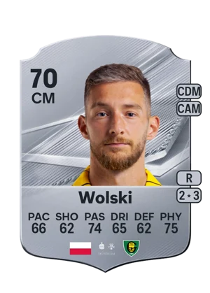 Wolski - 70 - Rare EA FC 27 card