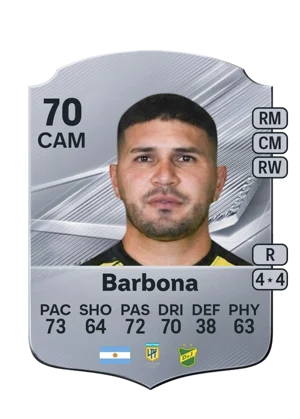 Barbona - 70 - Rare EA FC 27 card