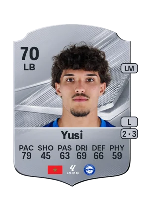 Yusi - 70 - Rare EA FC 27 card