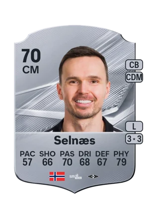 Selnæs - 70 - Rare EA FC 27 card