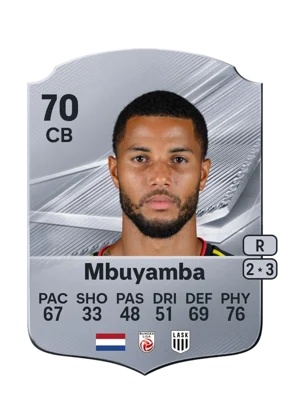 Mbuyamba - 70 - Rare EA FC 27 card