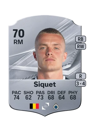 Siquet - 70 - Rare EA FC 27 card