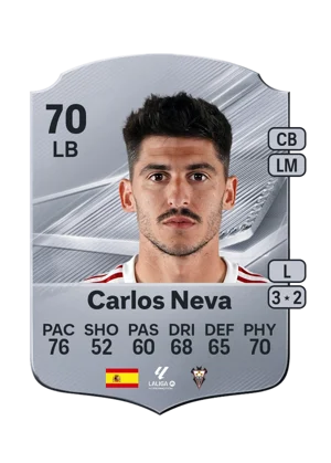 Carlos Neva - 70 - Rare EA FC 27 card