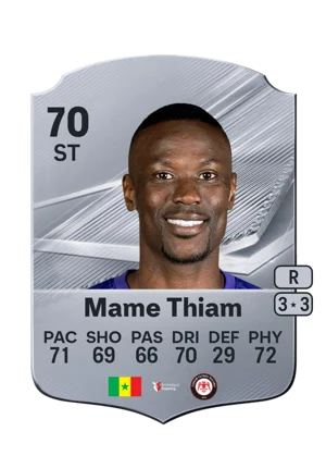 Mame Thiam - 70 - Rare EA FC 27 card