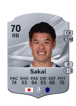 Sakai - 70 - Rare EA FC 27 card