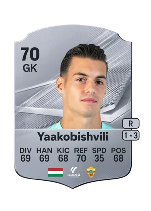 Yaakobishvili - 70 - Rare EA FC 27 card