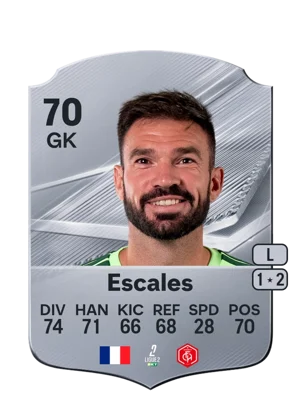 Escales - 70 - Rare EA FC 27 card