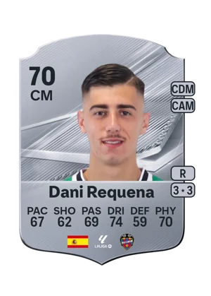 Dani Requena - 70 - Rare EA FC 27 card