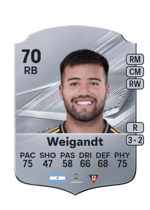 Weigandt - 70 - Rare EA FC 27 card