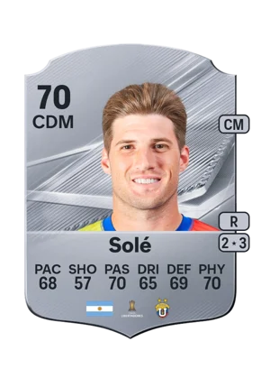 Solé - 70 - Rare EA FC 27 card
