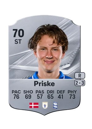 Priske - 70 - Rare EA FC 27 card
