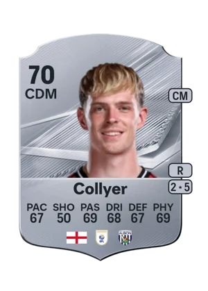 Collyer - 70 - Rare EA FC 27 card