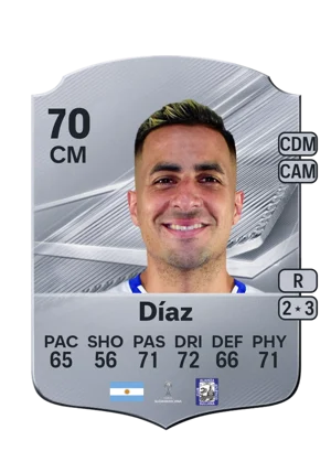 Díaz - 70 - Rare EA FC 27 card