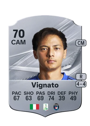 Vignato - 70 - Rare EA FC 27 card