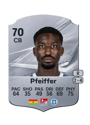 Pfeiffer - 70 - Rare EA FC 27 card