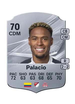 Palacio - 70 - Rare EA FC 27 card
