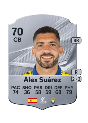 Álex Suárez - 70 - Rare EA FC 27 card