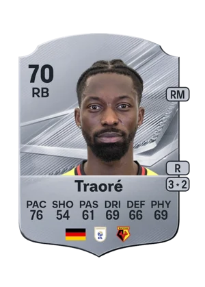 Traoré - 70 - Rare EA FC 27 card
